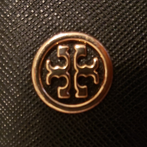 Tory Burch Robinson Continental Zip Around Wallet Black - Picture 2 of 10